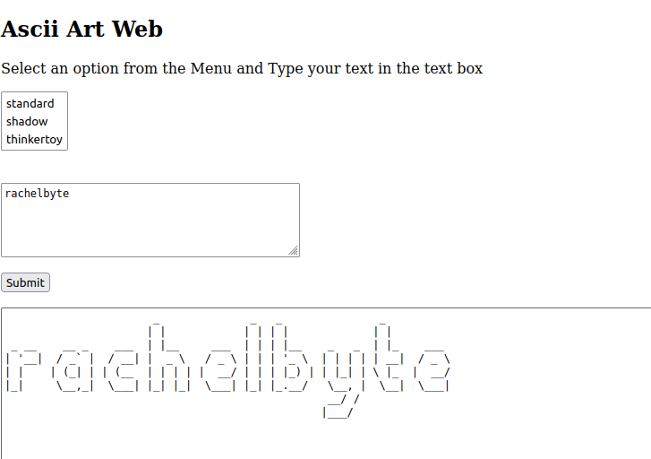 GitHub - tadelebin/Ascii-Web: Ascii-art-web consists in creating and ...