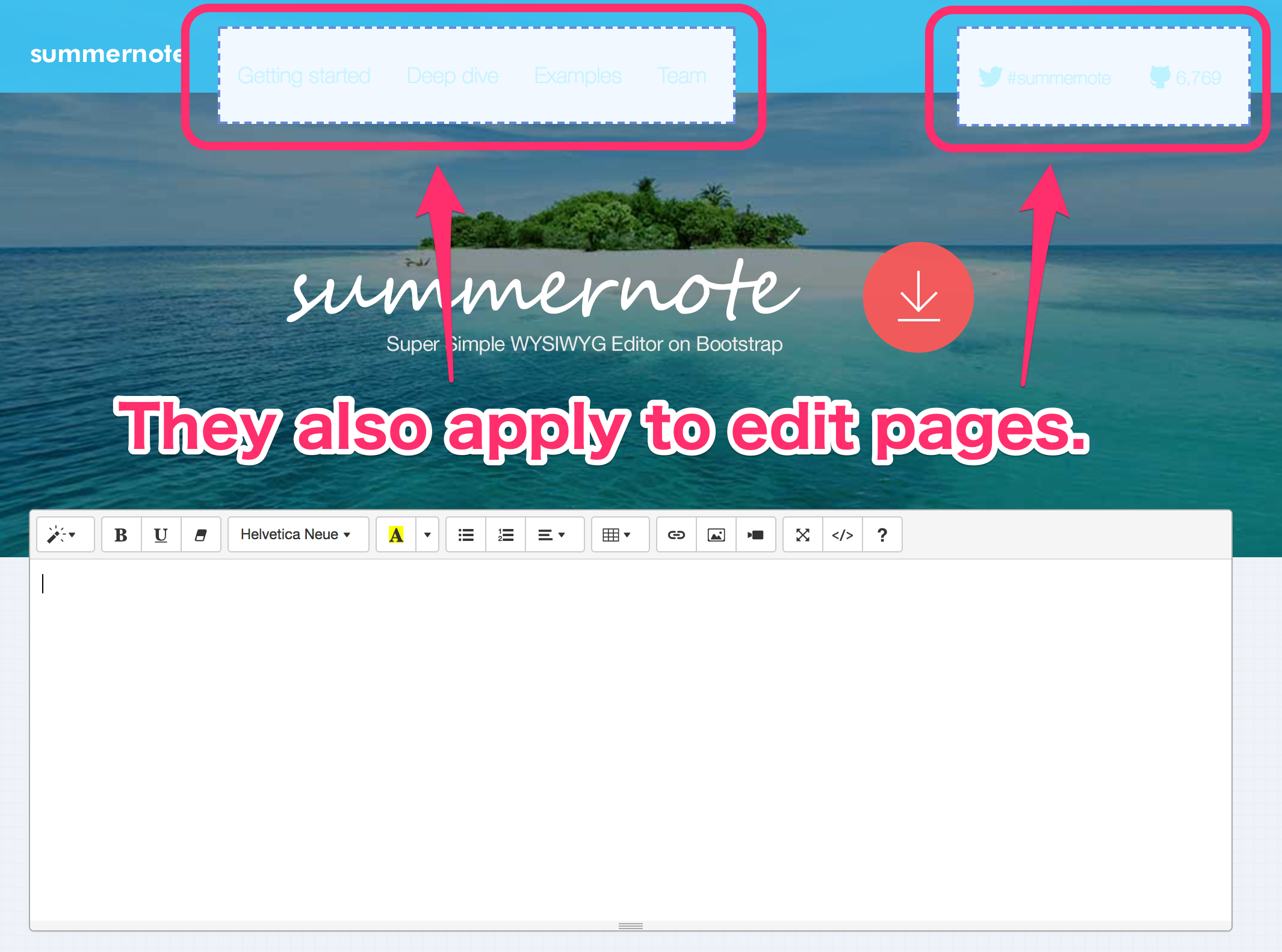 Using an external Dropzone for images in Summernote editor · Issue ...