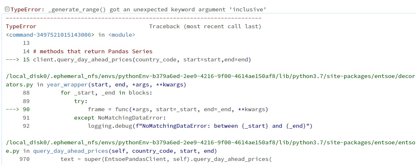 _generate_range() got an unexpected keyword argument 'inclusive ...