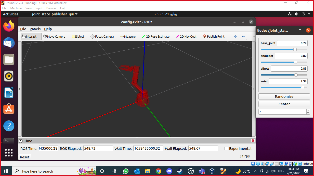 GitHub - Maldandan/Robotic-arm-simulation: Required ROS Packages and ...