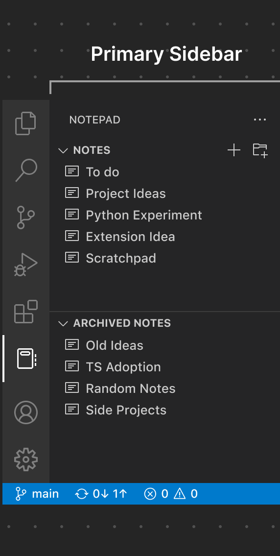 PLEASE HELP ME FIND THIS "NOTEPAD" EXTENSION · community · Discussion