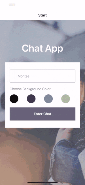 GitHub - m0ntz/chat-app: The Chat app is built for mobile devices using ...