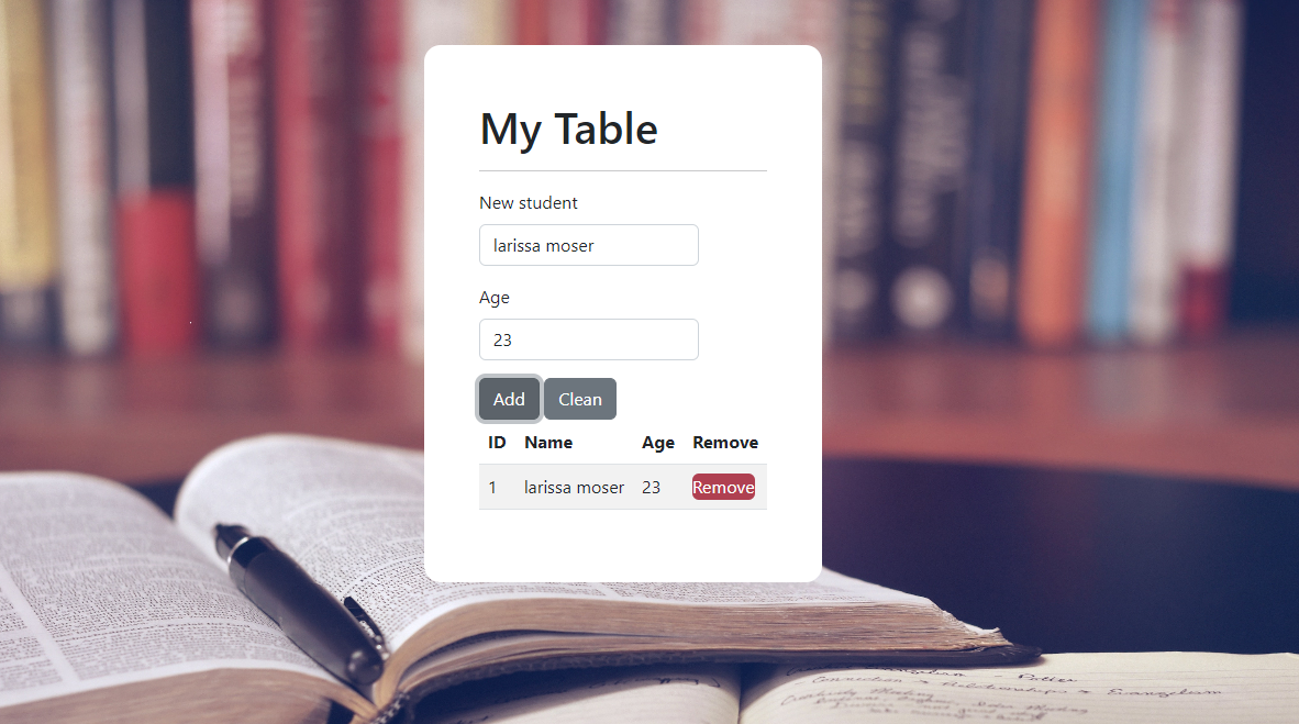 GitHub - larissacmoser/my-table-project