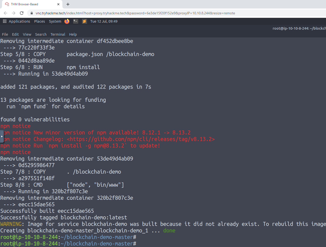 GitHub - gitBouncer/Blockchain-THM-room-walkthrough-: Room to learn the ...