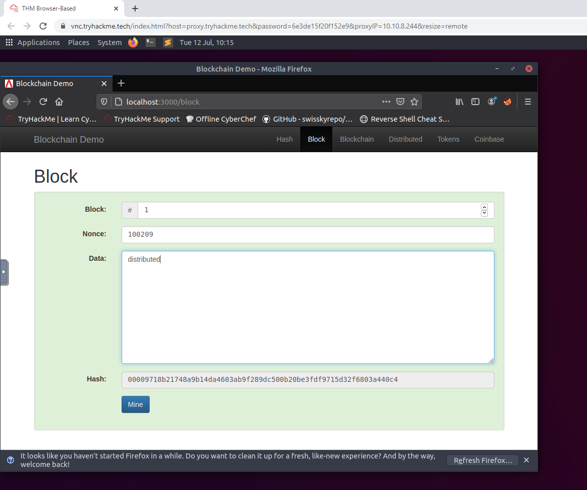 GitHub - gitBouncer/Blockchain-THM-room-walkthrough-: Room to learn the ...