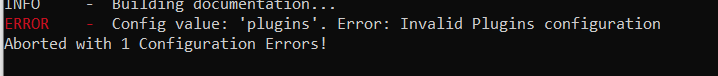 Having issue in plugins · Issue #2889 · mkdocs/mkdocs · GitHub