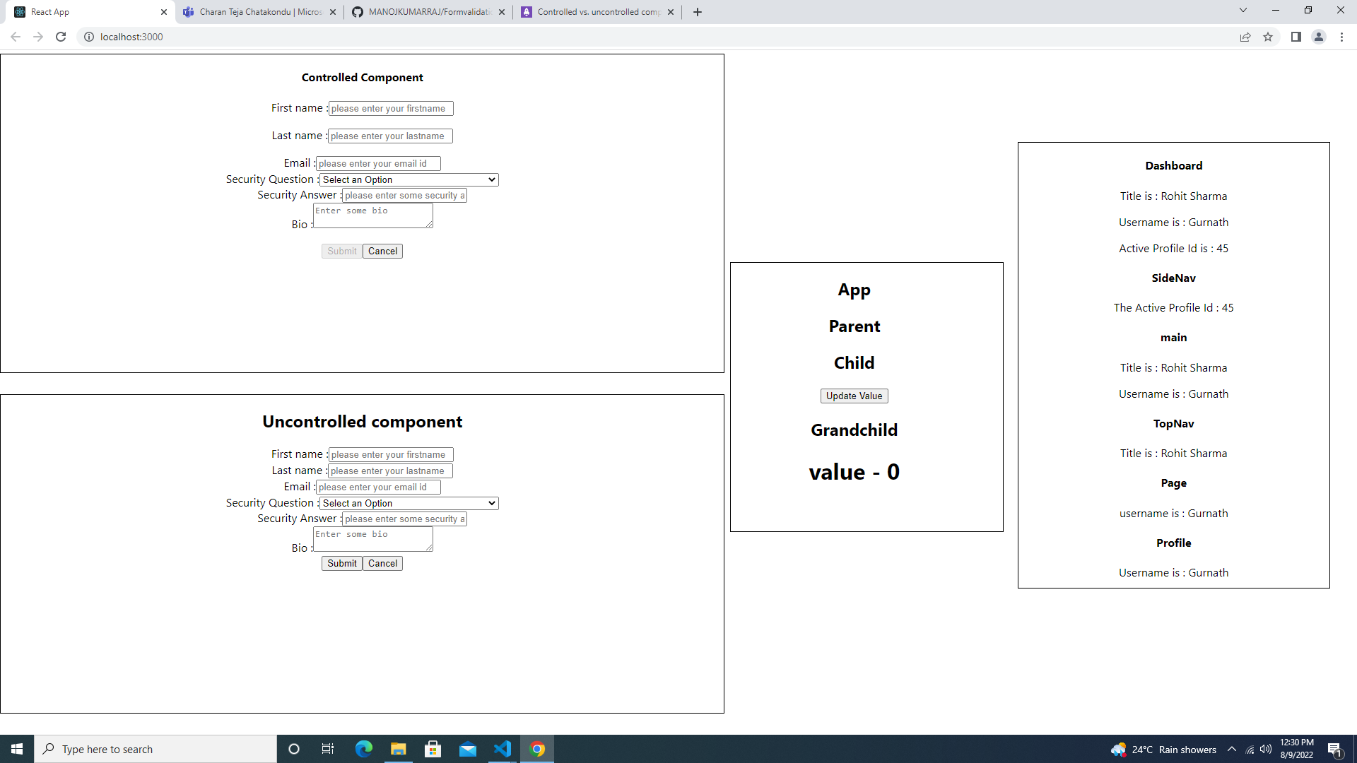 GitHub - MANOJKUMARRAJ/Formvalidation