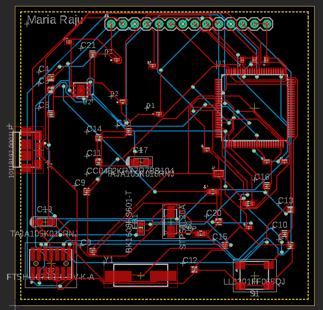GitHub - mariaraju7/STM32-PCB-Design-: Created a STM32 board design