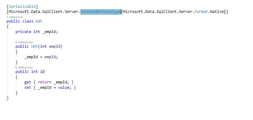 sample for using microsoft.data.sqlclient with user defined table ...