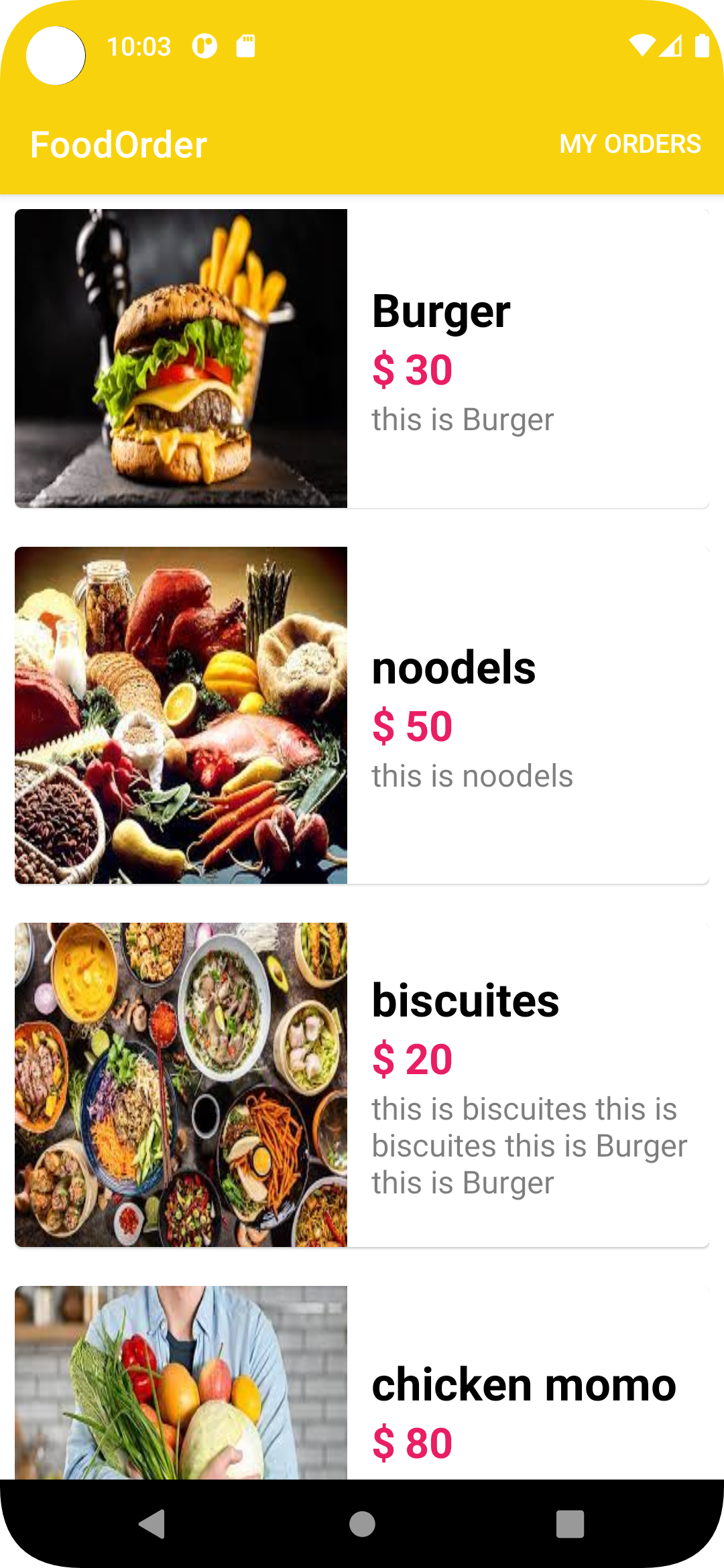 GitHub - androidtut/FoodOrder