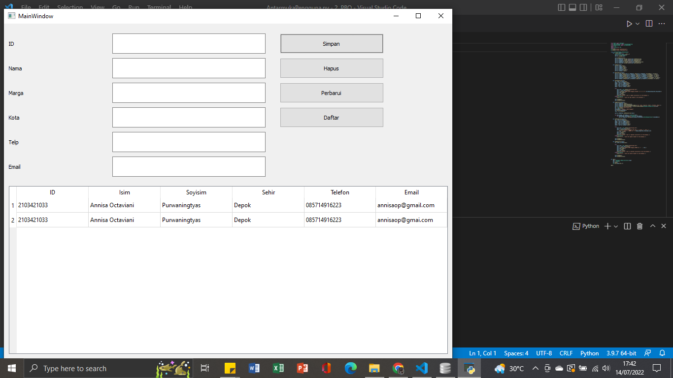 GitHub - AnnisaOP/Project-CRUD