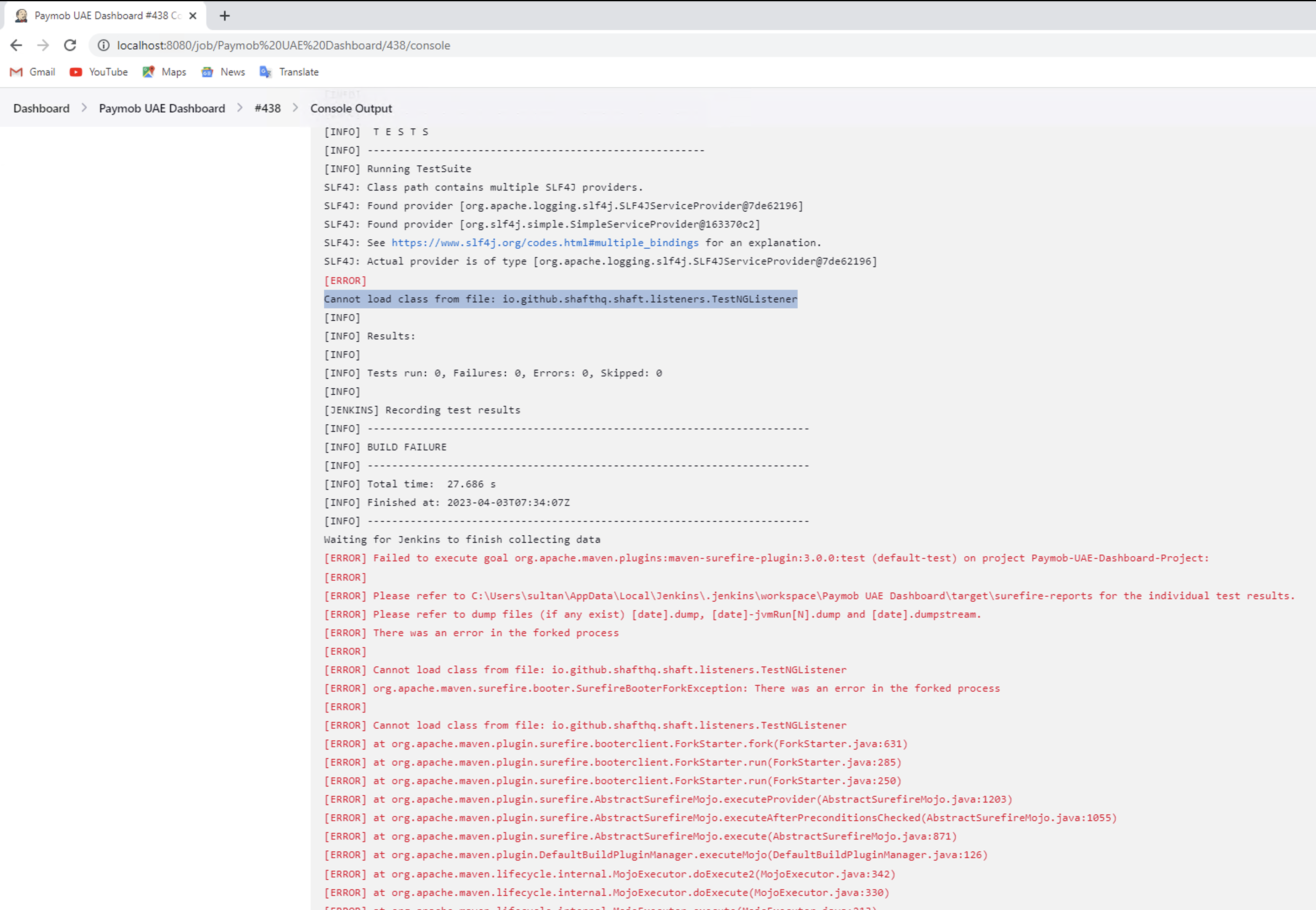 [Bug]: Cannot load class from file: io.github.shafthq.shaft.listeners ...
