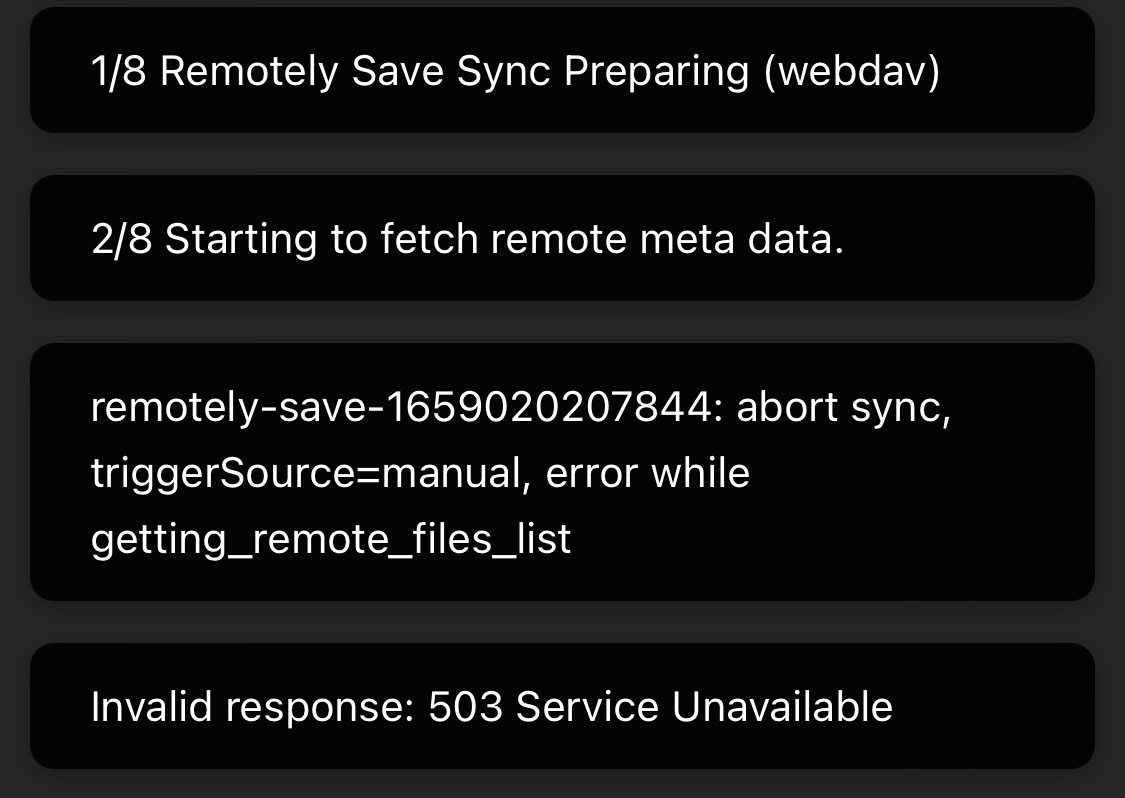 Sync error(DAV) · remotelysave remotelysave · Discussion 161 · GitHub
