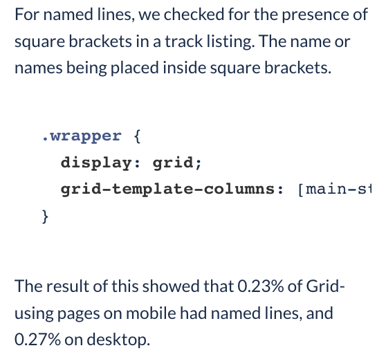 Scrolling instead of wrapping