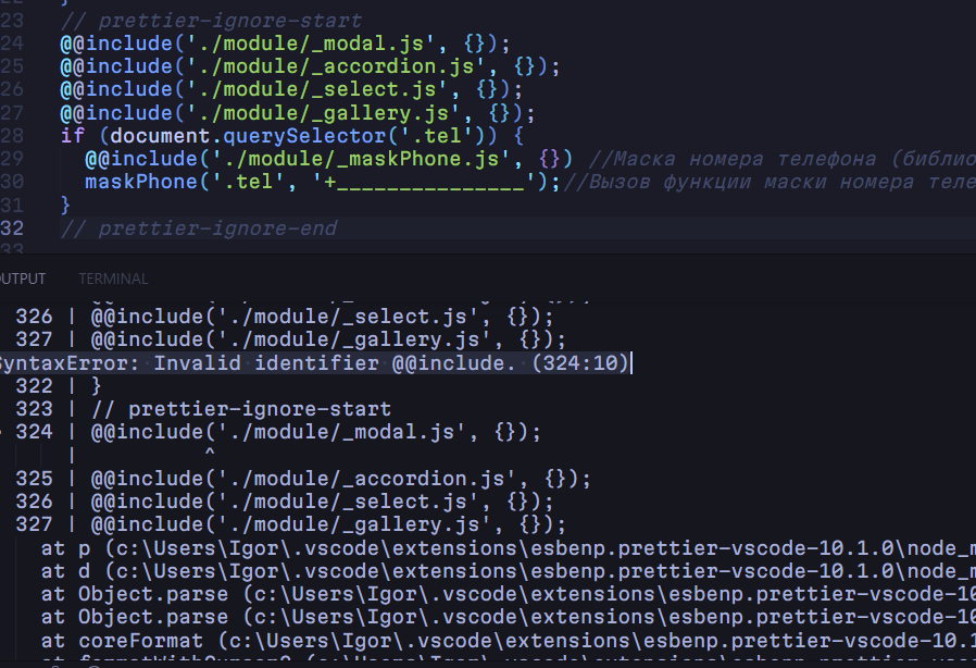 How To Ignore Incorrect Js Syntax And Format Anyway Issue 15549 How To Ignore Incorrect Js Syntax And Format Anyway Issue 15549