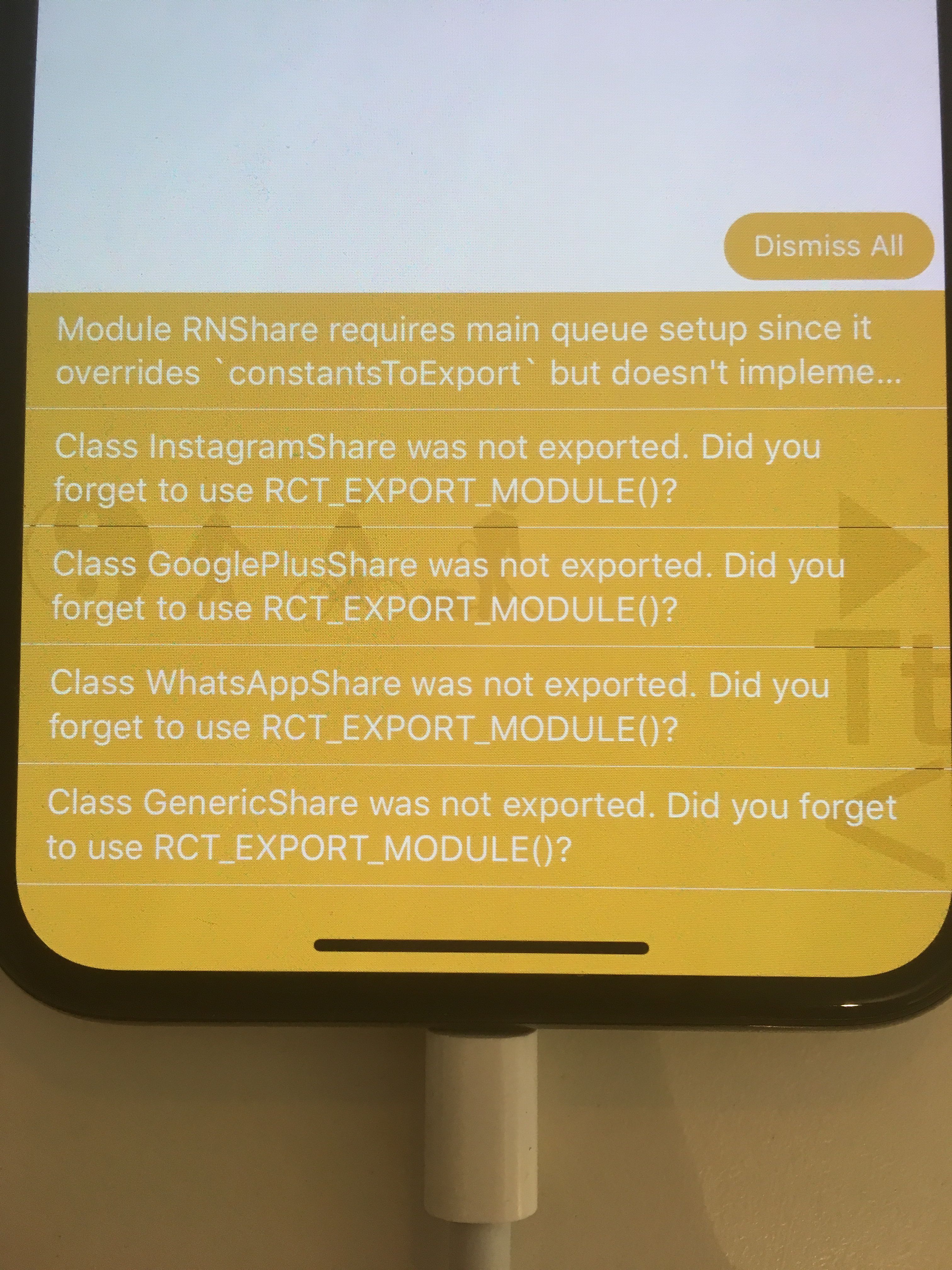 Classes not exported warnings · Issue #329 · react-native-share/react ...