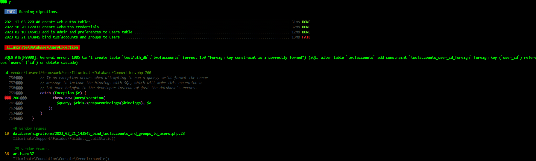 [DB ERRORS] Unable to migrate from v3.4.2 to v4.0.0 · Issue #175 ...