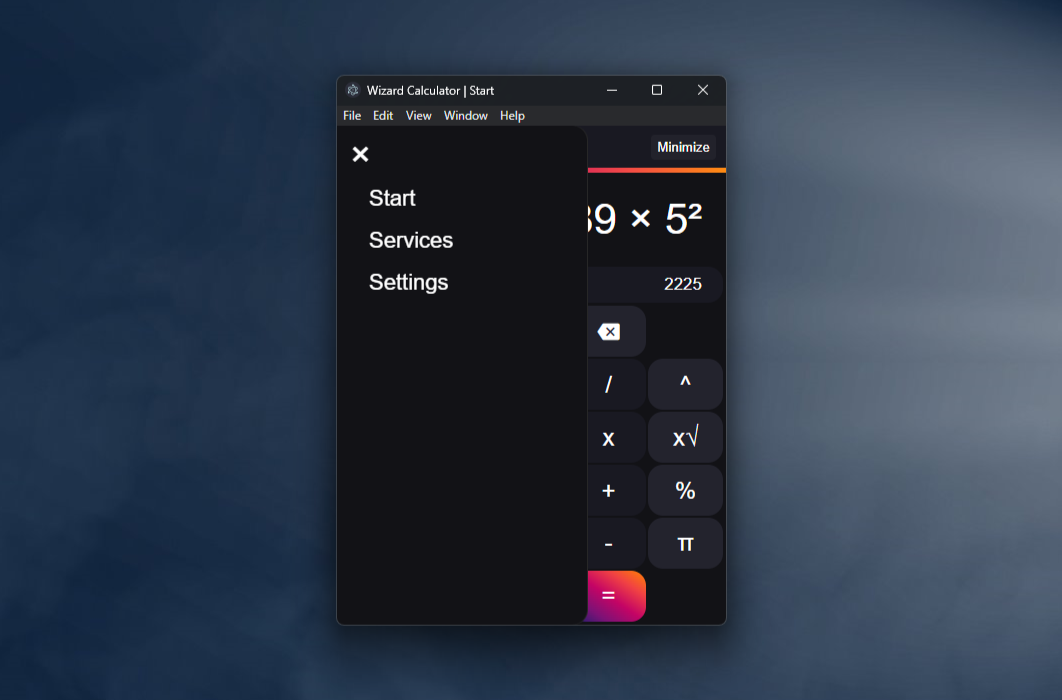 GitHub DevWizard100/WizardCalculatorElectron Calculator with