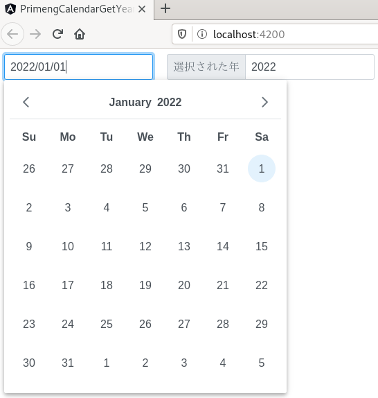 GitHub Yvafdevnsk primeng calendar get year