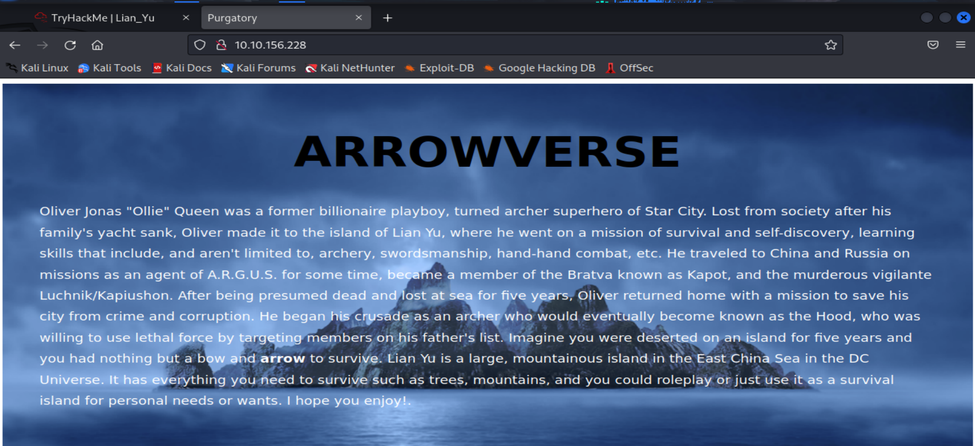 TryHackMe-Lian_Yu-Writeup-Walkthrough/README.md at main · rsoumik ...