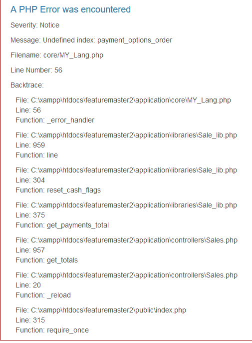 Issues with latest updates. · Issue #1351 · opensourcepos/opensourcepos ...