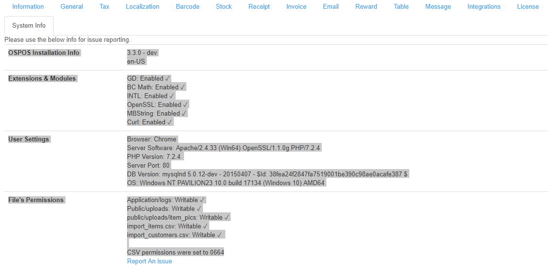This is only a test to show new system info · Issue #2382 ...