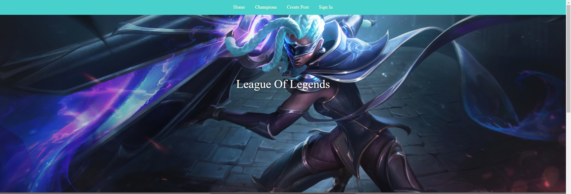 GitHub - Stan15321/League_Of_Legends_Blog: Internship
