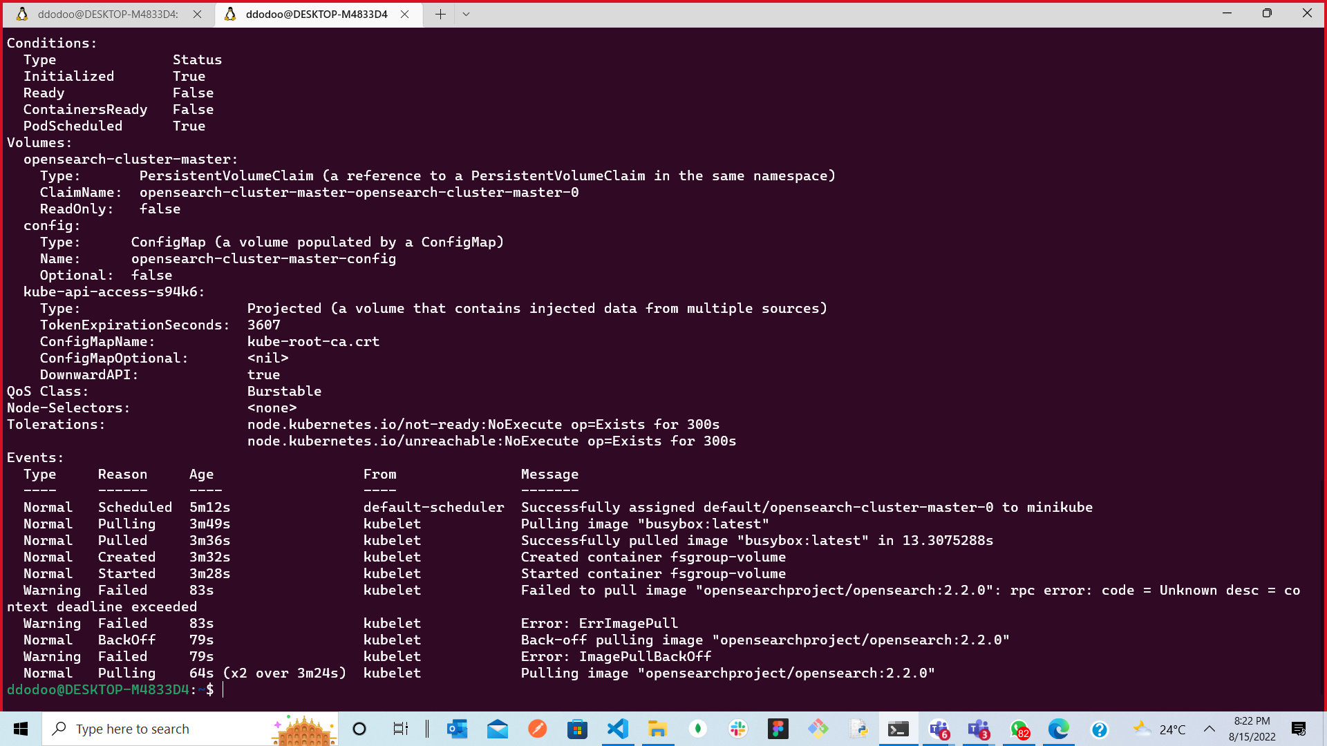 [BUG ][Opensearch]ImagePullBackOff · Issue 310 · opensearchproject