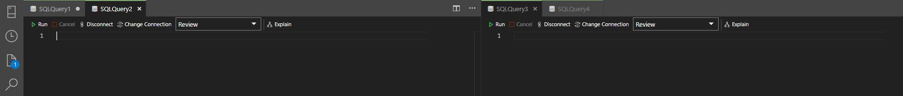 Tab color fill doesn't work when multiple files are opened side-by-side ...