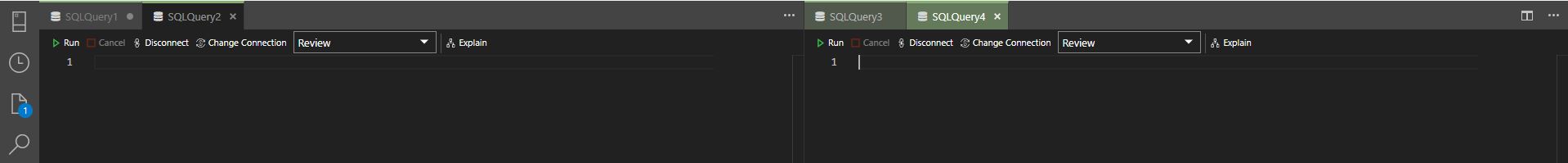 Tab color fill doesn't work when multiple files are opened side-by-side ...