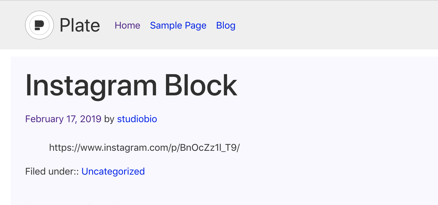 Instagram block embeds not displaying on front end. · Issue #14351 ...