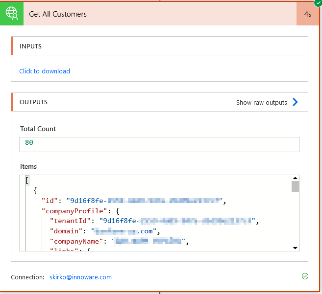 Get All Customers in flow