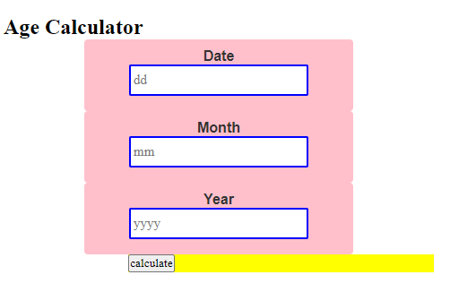 GitHub Kefeletswe calculate my age Calculate My Age Is An Online 