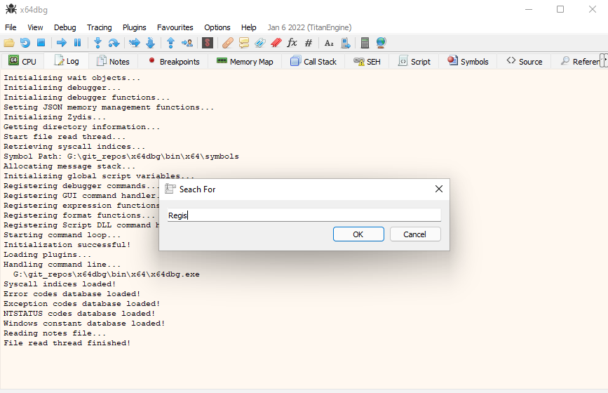 Search in the log · Issue #2752 · x64dbg/x64dbg · GitHub