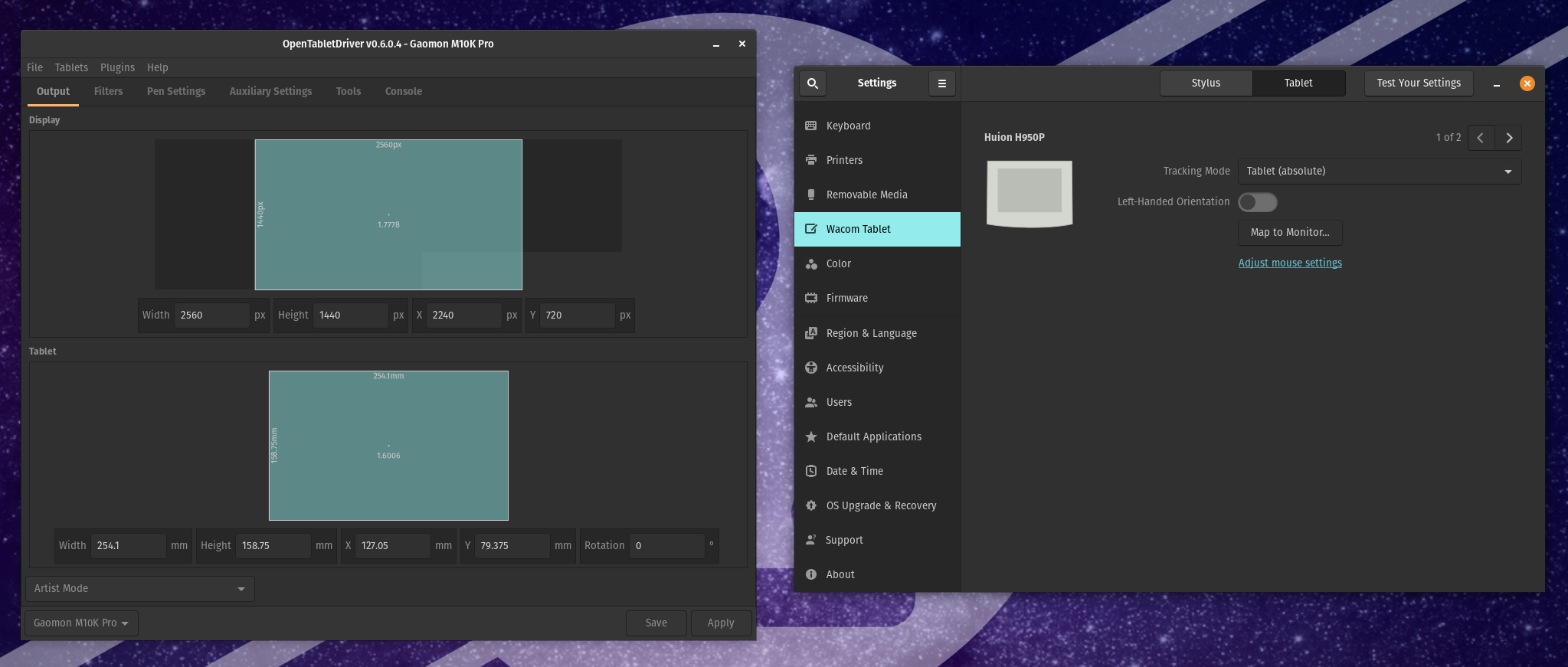 Mouse mode open tablet driver opentabletdriver opentabletdriver
