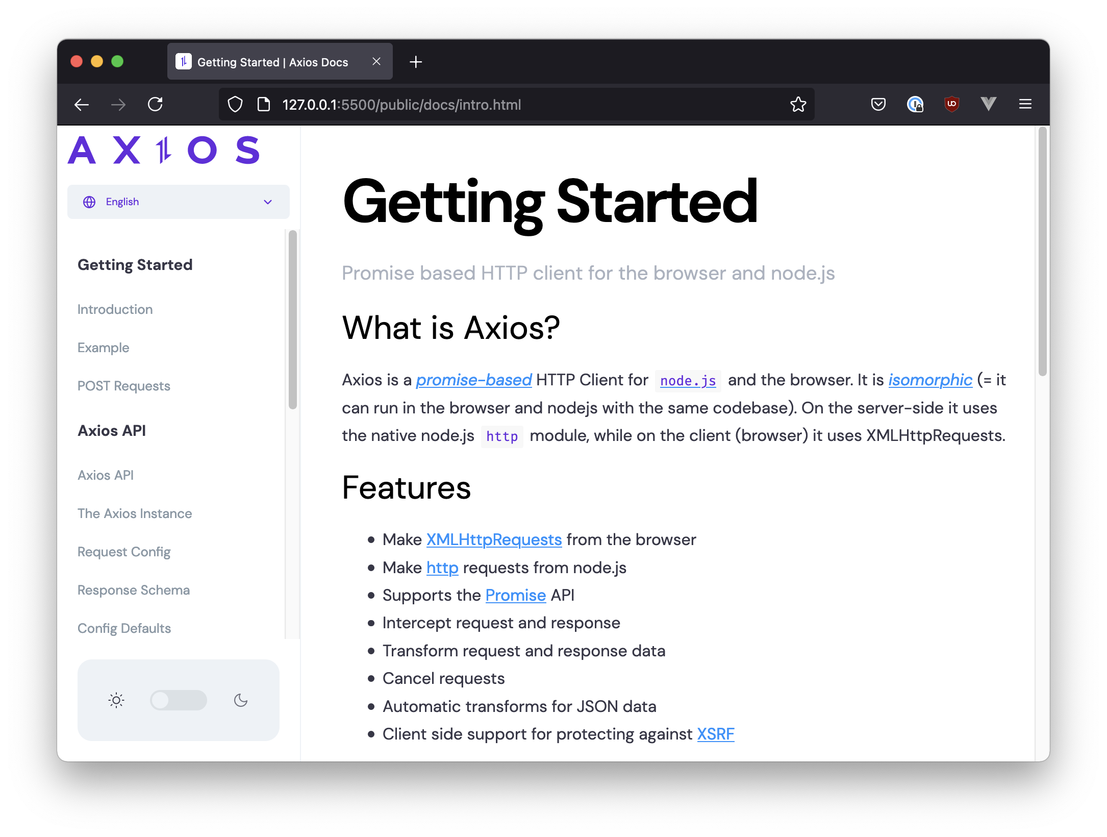 [Fixed] aside scrollbar by vdkrasny · Pull Request #34 · axios/axios ...