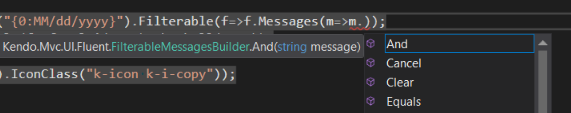 Add Grid missing Filterable Messages to the wrappers · Issue #4230 ...