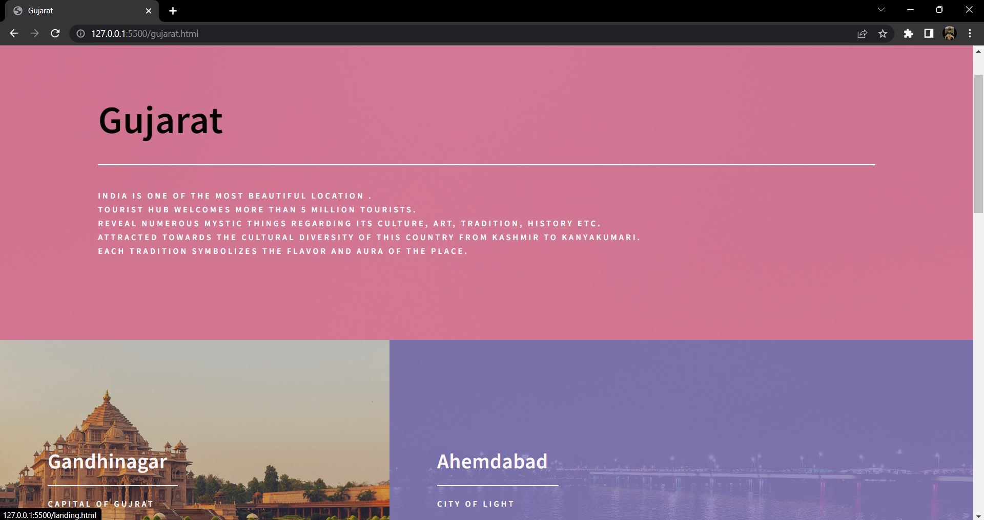 GitHub - aayush0327/Tourist-Guide-website: India is one of the most ...