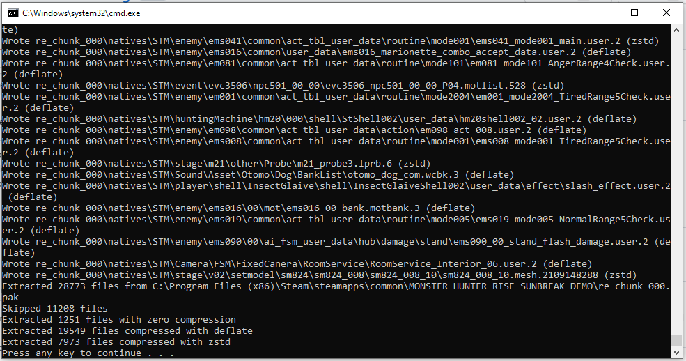 Not extracting Texture files · Issue #20 · mhvuze ...