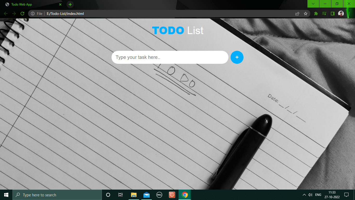 GitHub - ShubhamBhutekar/LGMVIP-Web1: This is a Todo List Web App ...