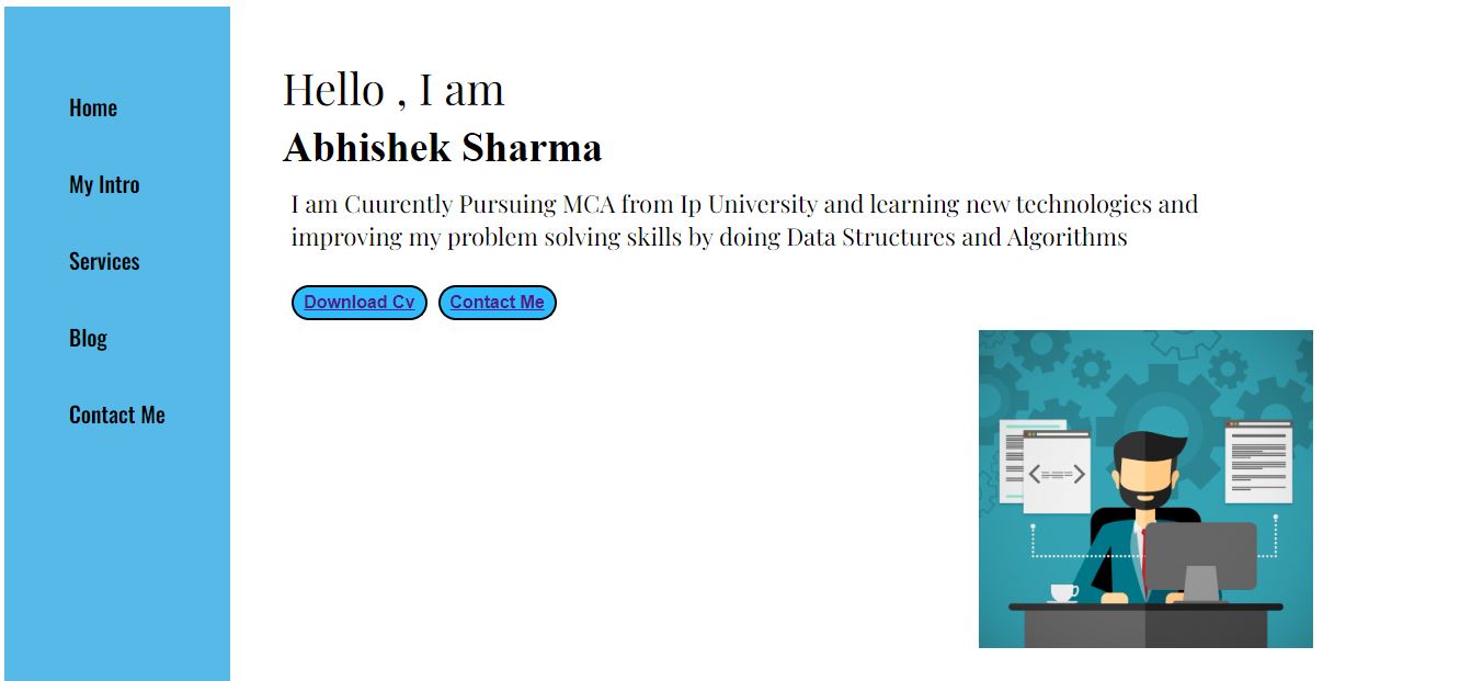 GitHub - Abhishek-Sharma-1999/Portfolio-Website: A Portfolio website ...