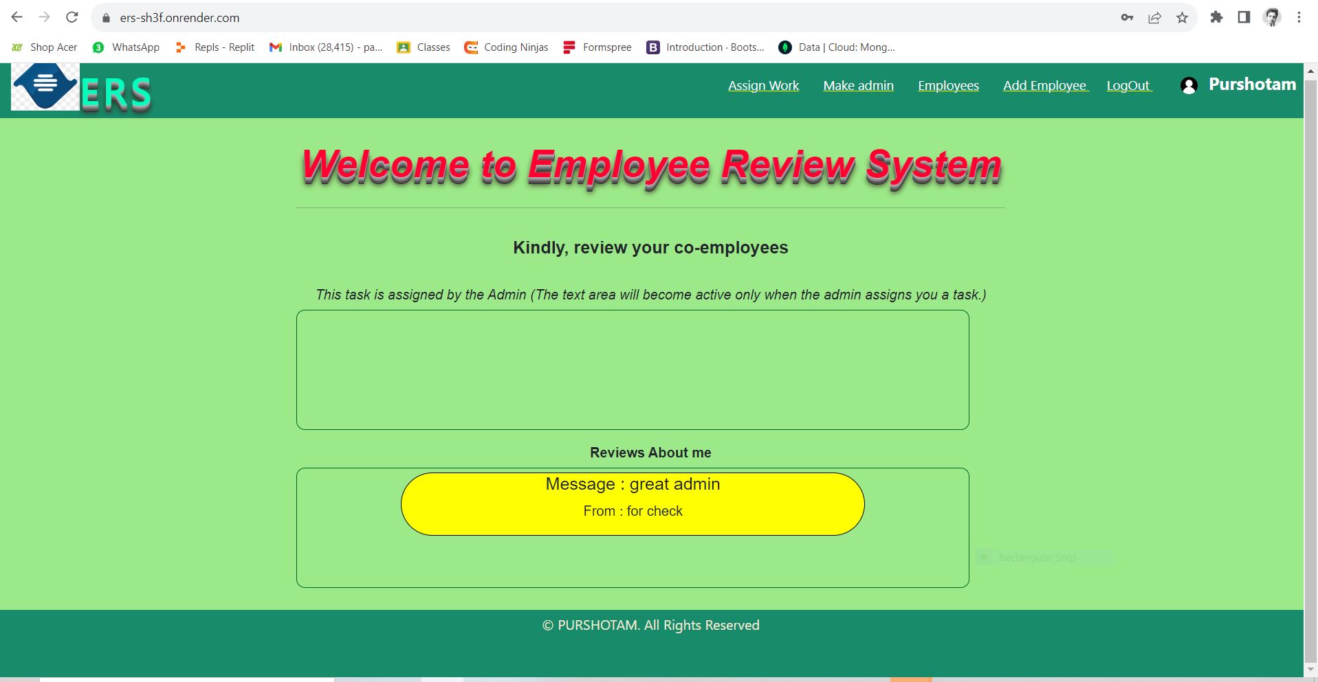 GitHub patelsmuseum/EmployeeReviewSystem The Employee Review
