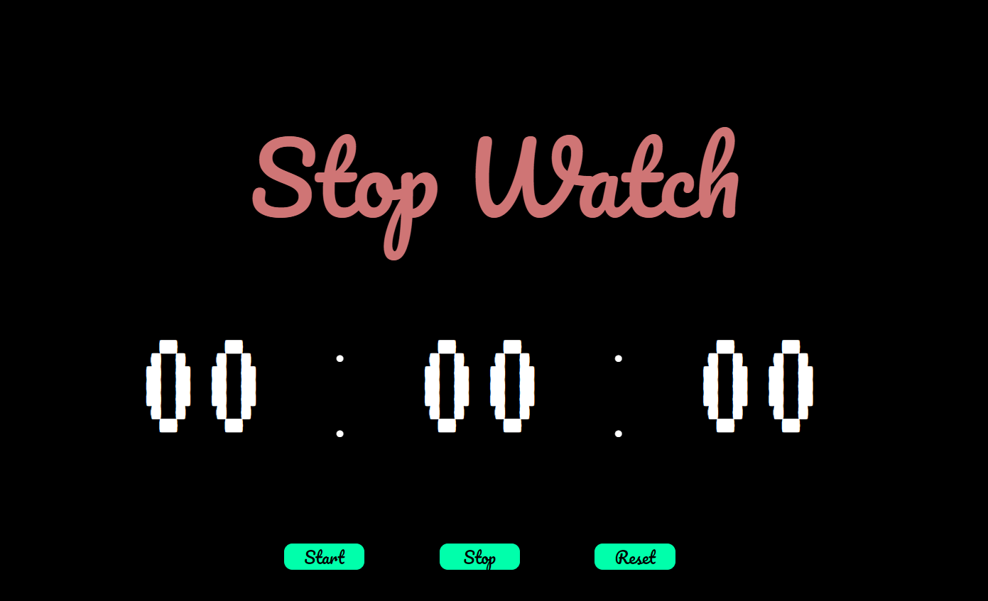 GitHub lakshaykapoor03/StopWatchAppVanillaJS