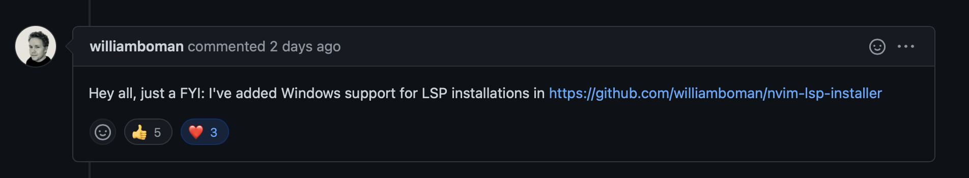 [Feature]: Windows setup · Issue #804 · LunarVim/LunarVim · GitHub