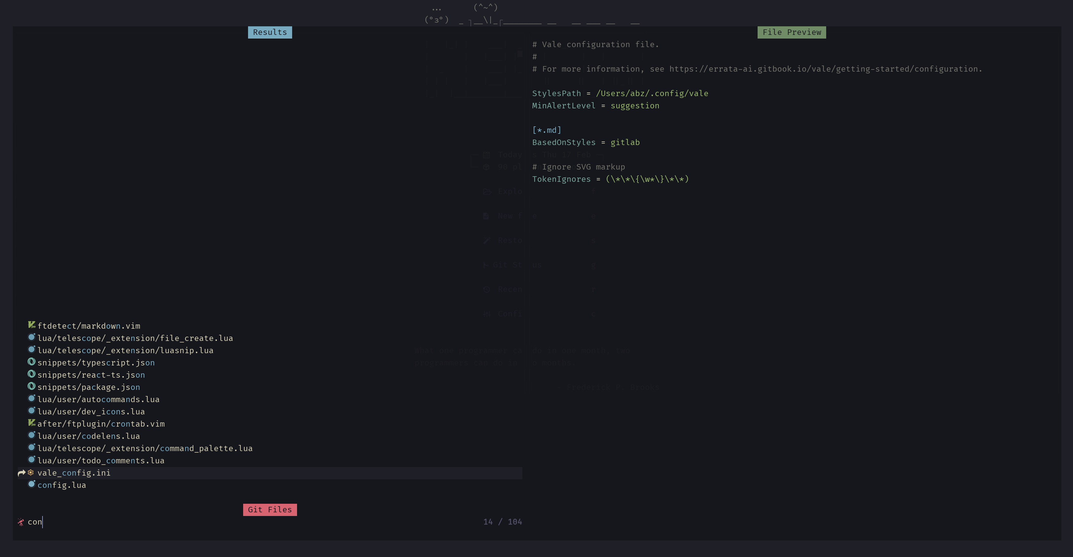 Various themes for the main UIs · Issue #2286 · LunarVim/LunarVim · GitHub