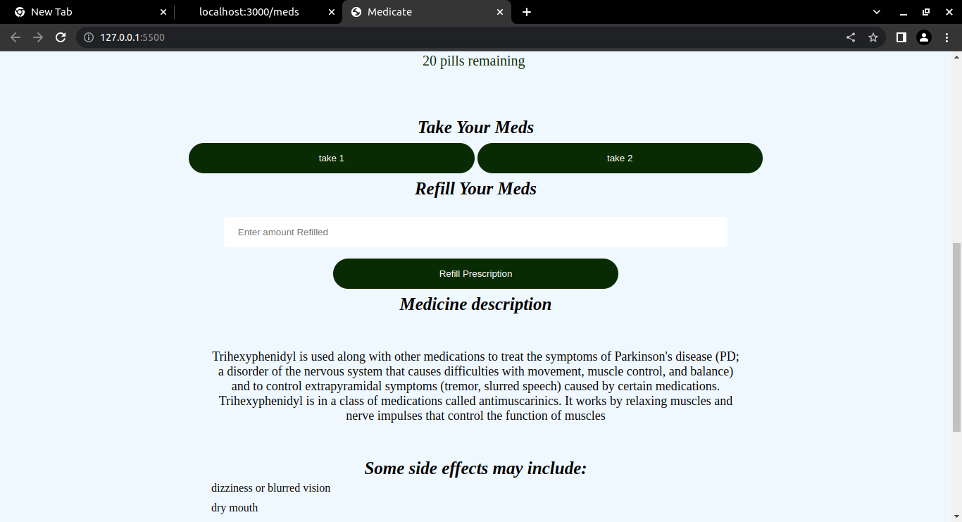 GitHub - RajabKarume/projectMedicate: project Medicate