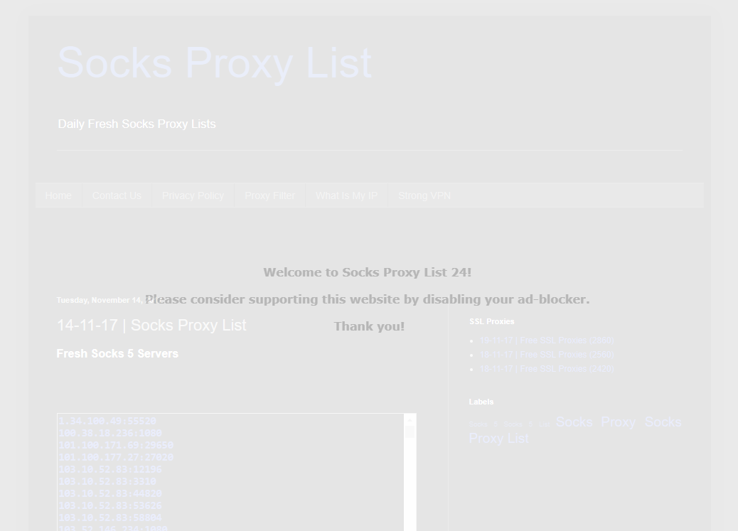 socksproxylist24.blogspot.de - Anti Adblock Script · Issue #7708 ...