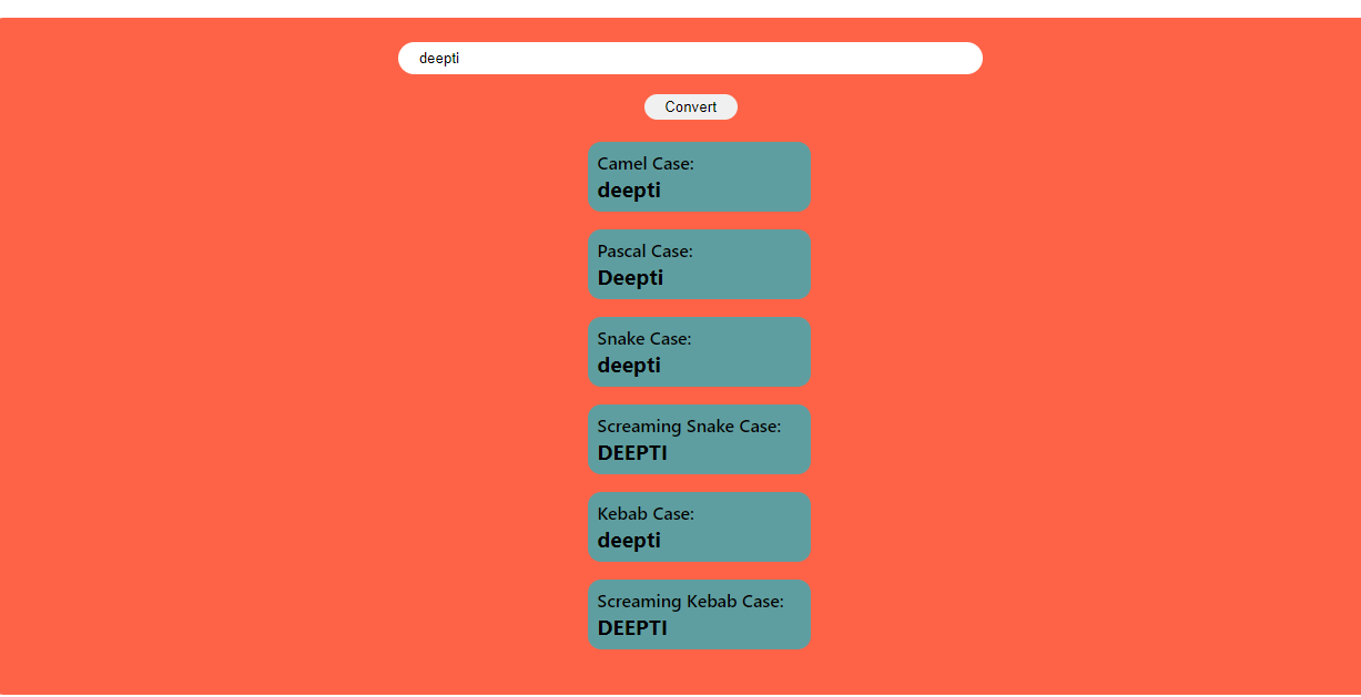 GitHub DeeptiDaisy/NamingConversion It Convert string into