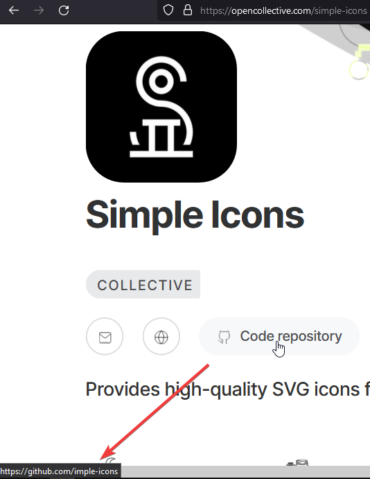 GitHub Repository Link Typo in opencollective.com Website · Issue #212 ...