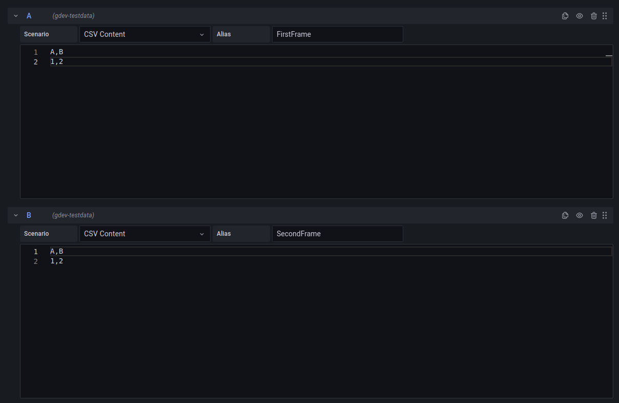 DataFrame Field name get's prefixed with frame name in Table panel